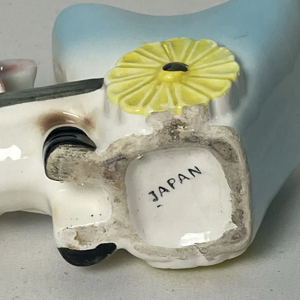 Planter Donkey Ceramic Cart 5